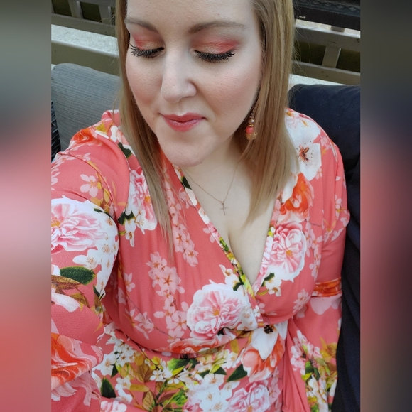 Boohoo Plus Floral Midi Dress, Plus Size 18 - Picture 4 of 7